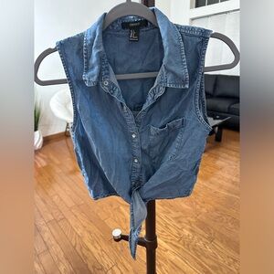 Forever 21 denim shirt. Size small.